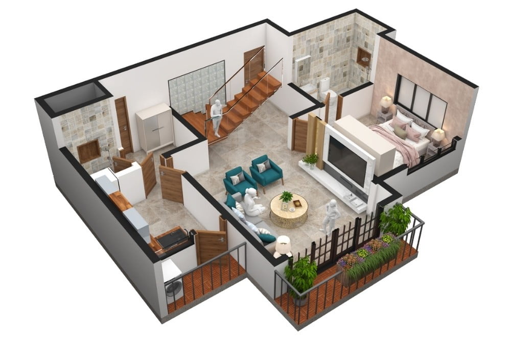 3BHK TYPE A _ Lower Level