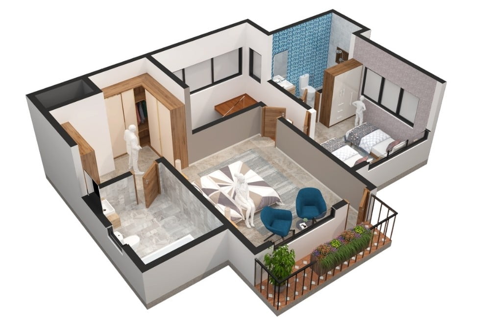 3BHK TYPE A _ Upper Level