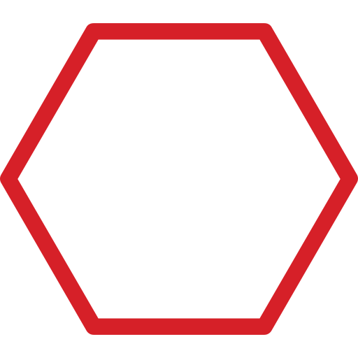 Hexagon Red