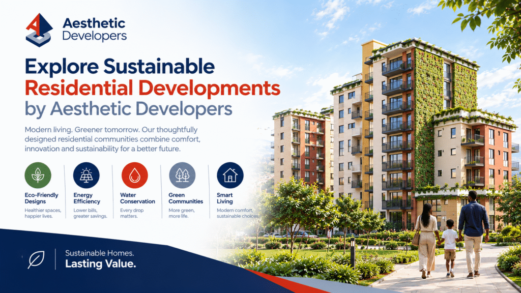 Explore Sustainable Residential Developments by Aesthetic Developers